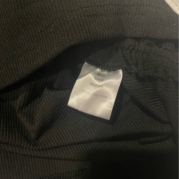 Black Ruched Dress - Picture 4 of 5